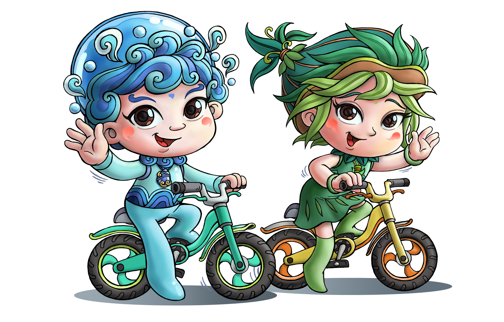 奇麟笔动画原创动画《泉城萌娃:泉泡泡柳叶叶》