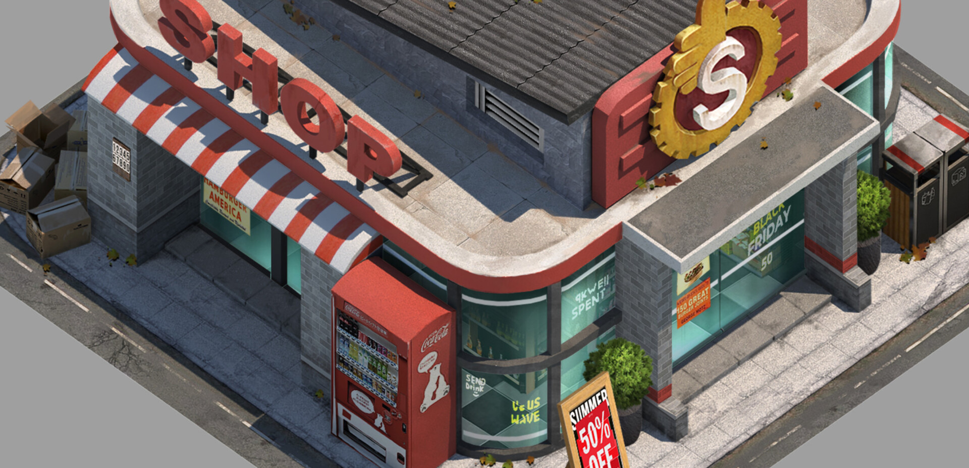 slg策略游戏场景建筑