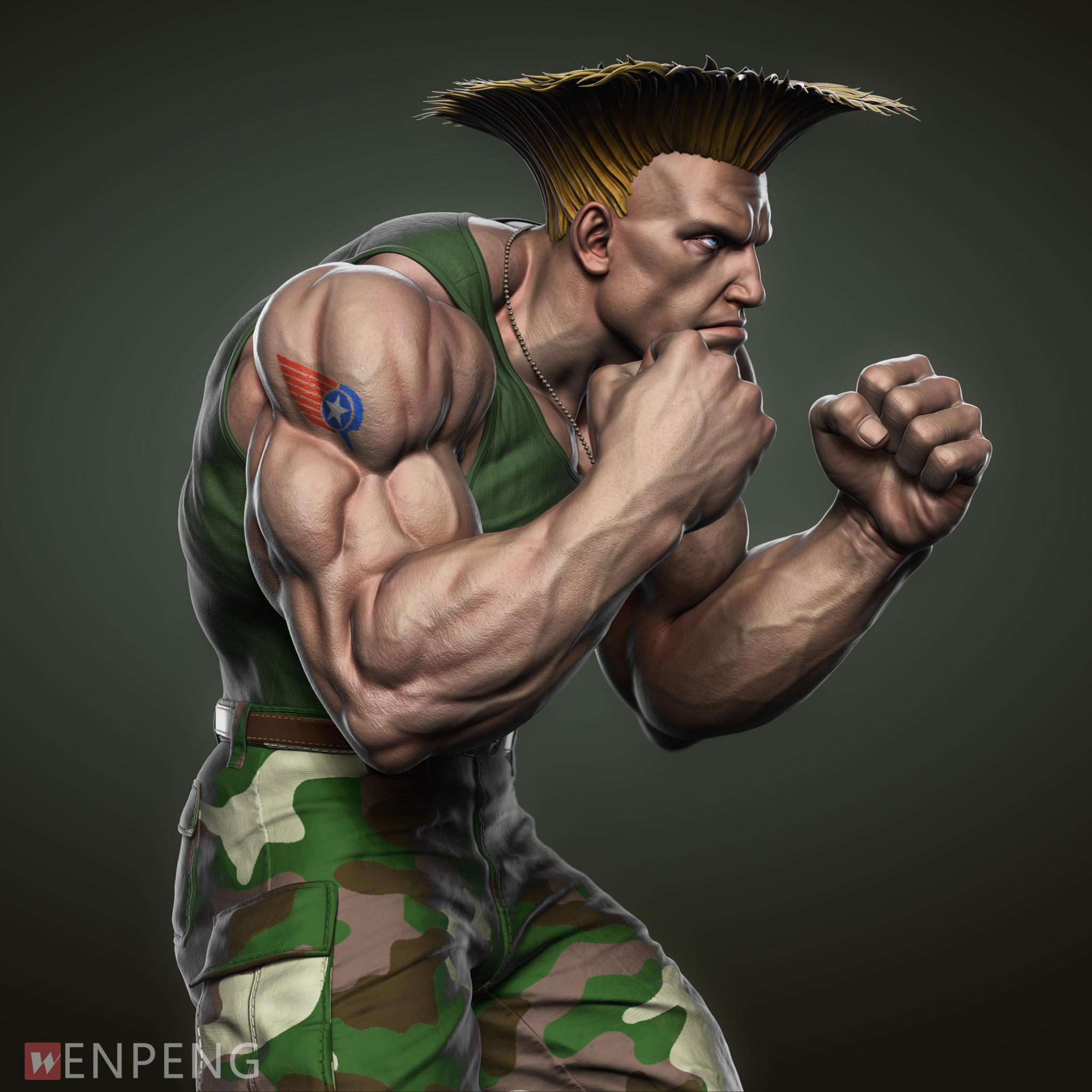 街霸系列_古烈_guile