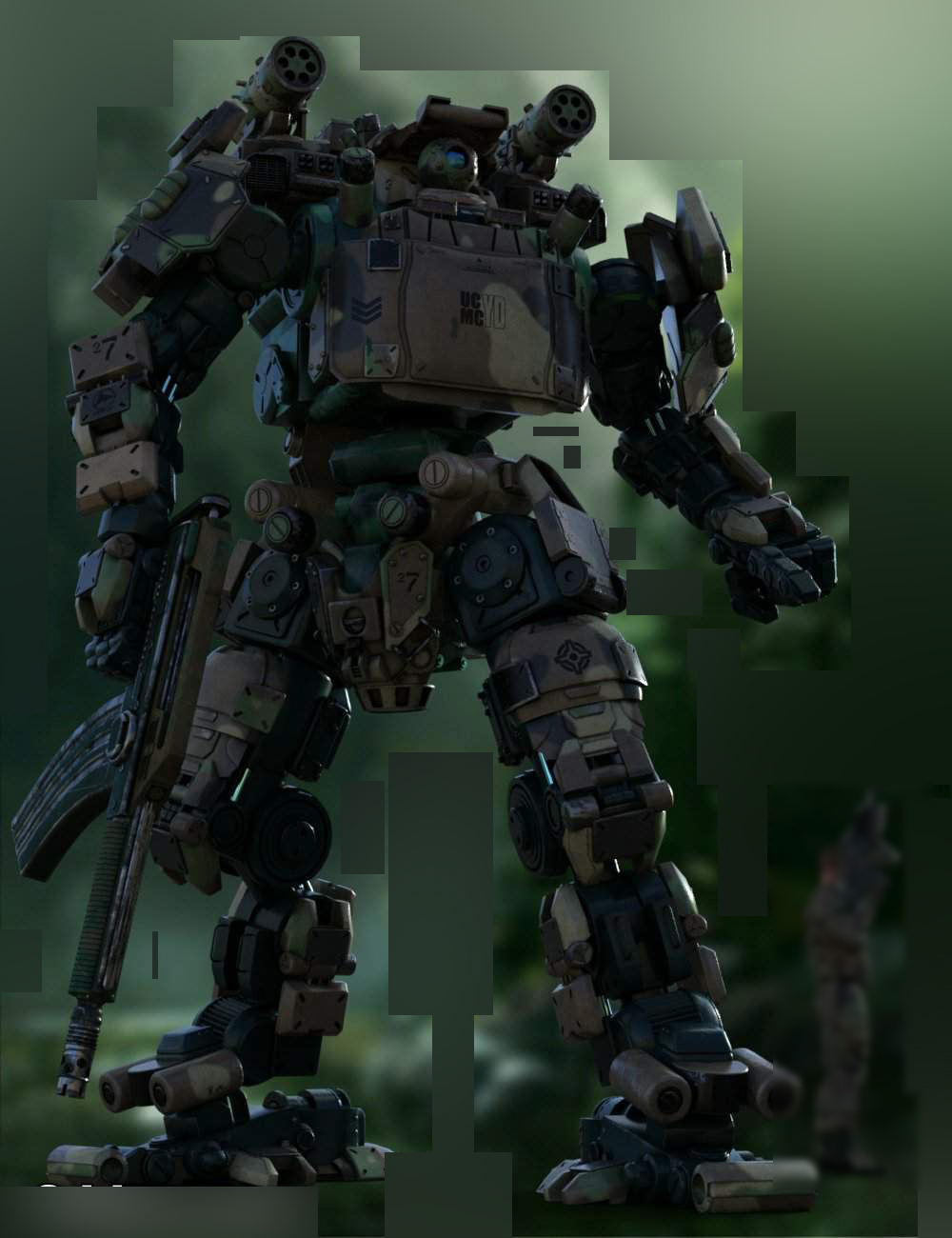 载人战争机甲 载人机甲战士 载人机器人 载人步行机甲战士