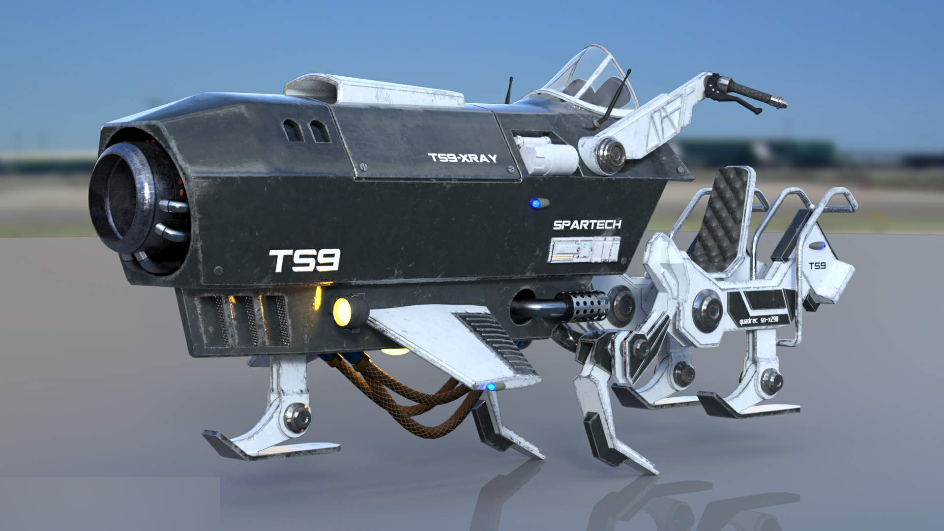 【载具107】科幻飞行器 未来飞行器 科技飞行器 未来航天器 科技飞车