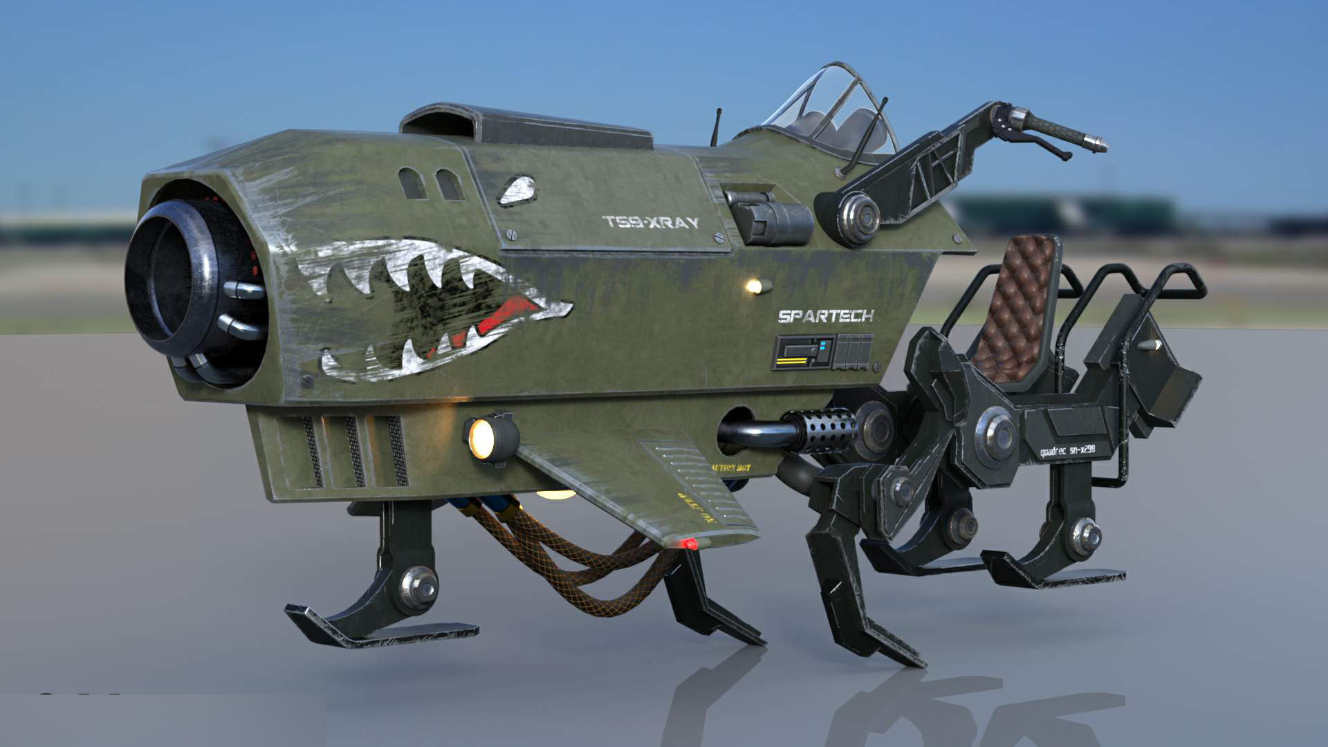 【载具107】科幻飞行器 未来飞行器 科技飞行器 未来航天器 科技飞车