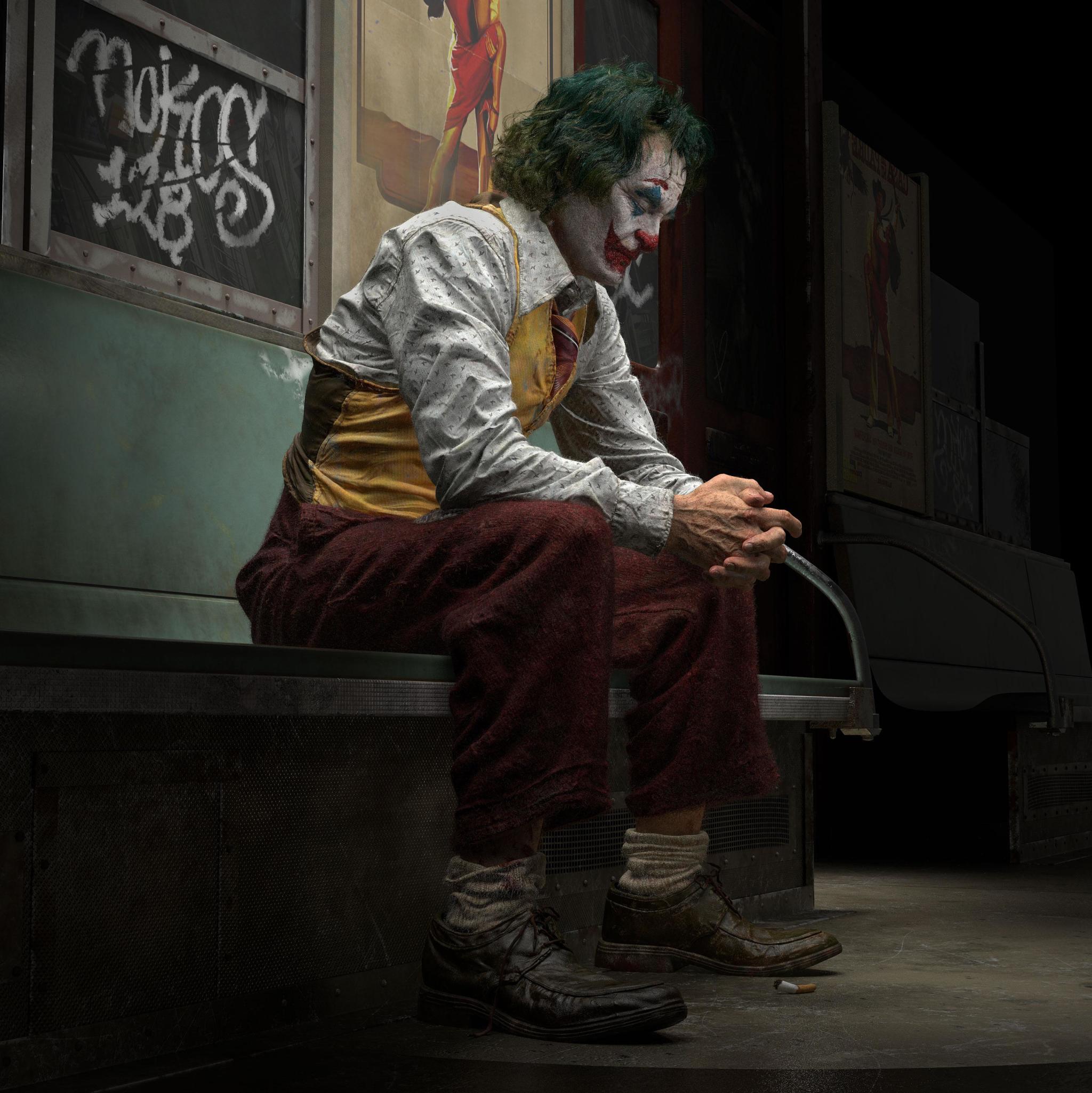 入特数码实体班温同学毕业作品《小丑-joker》