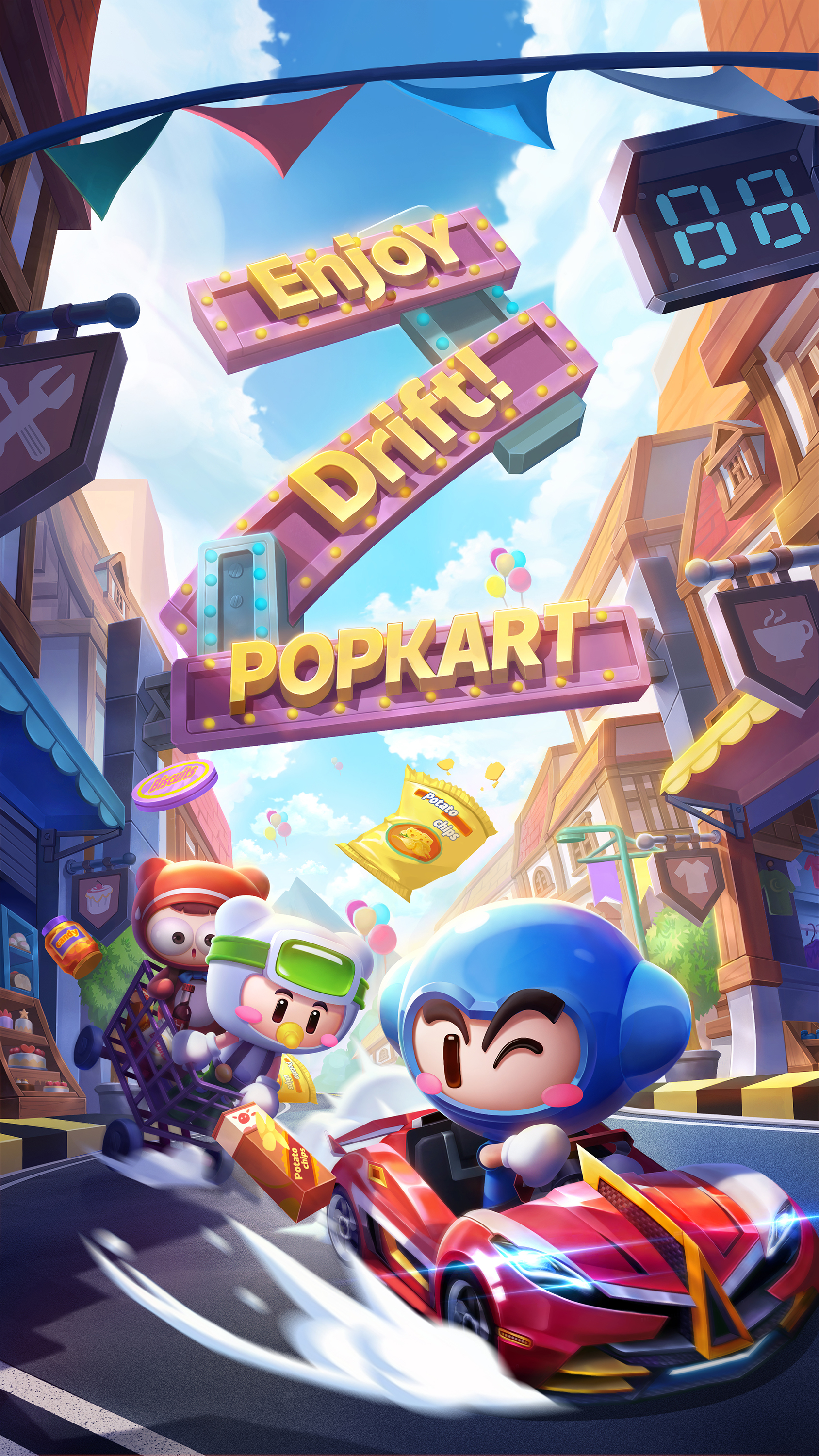 跑跑卡丁车手游宣传海报