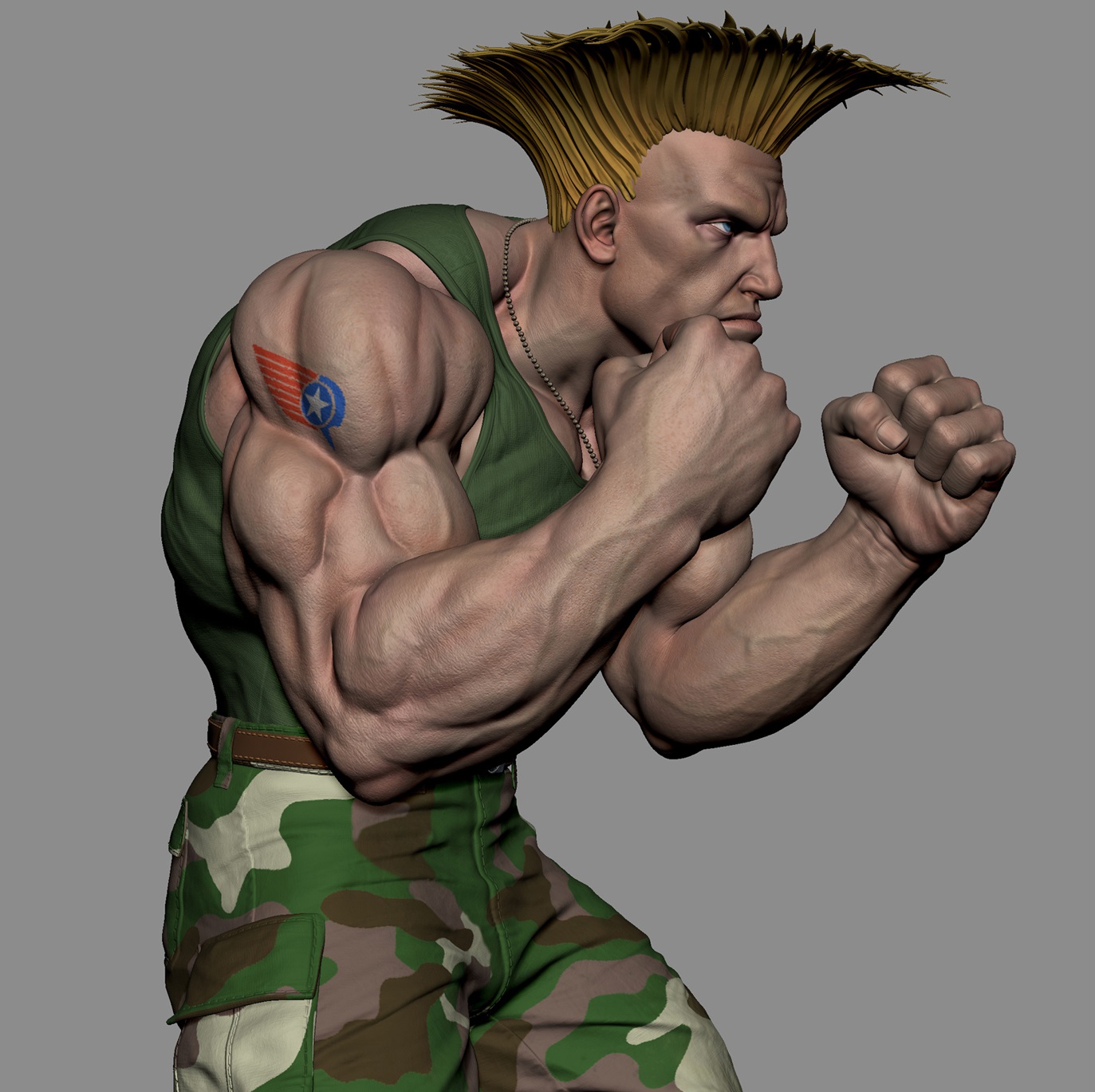 街霸系列_古烈_guile